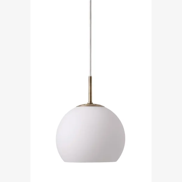 Ball Pendant 18 cm - Opal White glas pendel