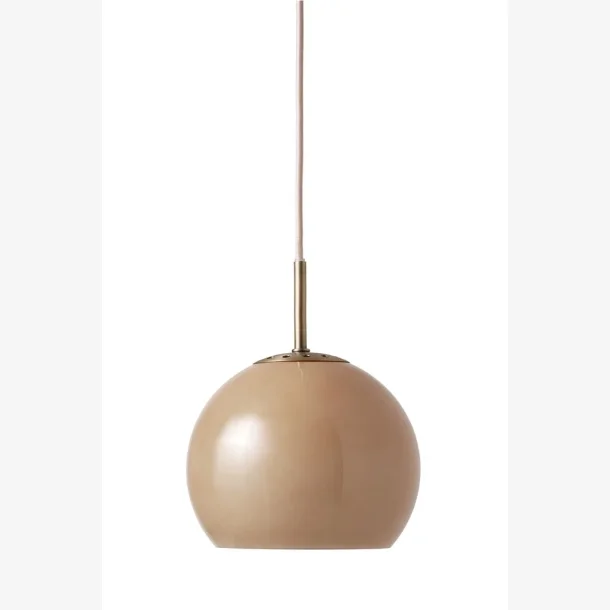 Ball Pendant  18 cm Cappuccino Glas Pendel