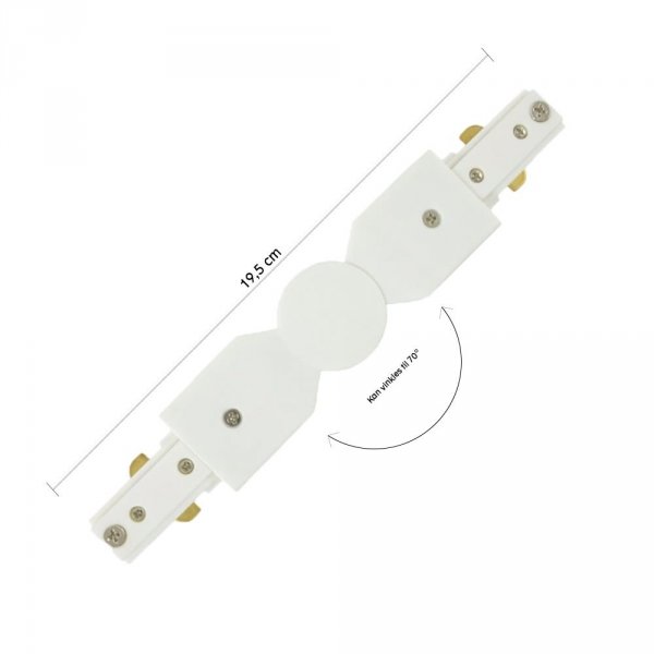 Halo Track Multi Connector Hvid Skinne systemer Ole Stage A/S